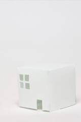 Obraz premium ペーパークラフトの家