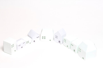 ペーパークラフトの家