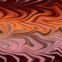 Seamless marble wet ripple wavy fluid pattern. High quality illustration. Smooth distorted liquid effect. Trendy artistic surface pattern design. Resembles hand marbled surface.