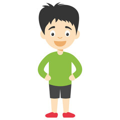 
Cartoon or animated boy character 
