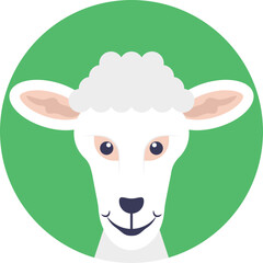 
Lamb, it may refer to a young sheep 
