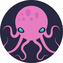 
Octopus, a cephalopod mollusc with eight sucker-bearing arms, a soft sack-like body 
