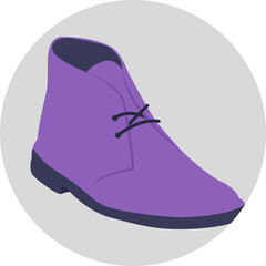 
A pair of shoes flat icon design
