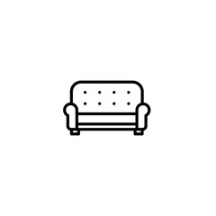 sofa icon vector