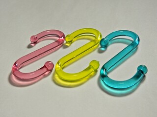 Fototapeta premium カラフルなS字フック