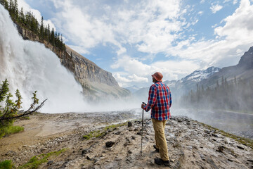 Obraz premium Waterfall in Canada