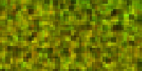 Light Green, Yellow vector background with rectangles.