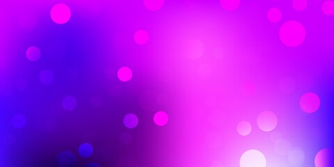 Light purple, pink vector texture with disks.