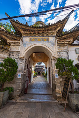 Fototapeta na wymiar Catholic Church in Dali Ancient City, Yunnan, China