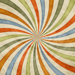 retro sun rays on old grunge paper