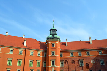 Fototapeta premium The Royal Castle in Warsaw (Polish: Zamek Królewski w Warszawie) is a castle residency, located in the Castle Square, at the entrance to the Warsaw Old Town. Poland