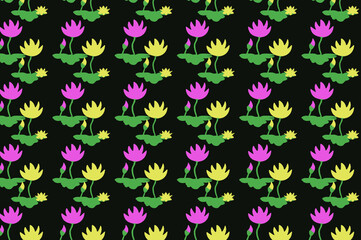 Lotus Flower Digital Paper. Suitable for backgrounds and wallpapers.