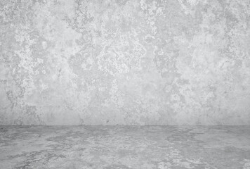 plaster wall, grey background