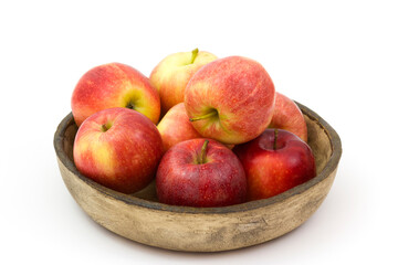 Fototapeta na wymiar fresh apples on a plate