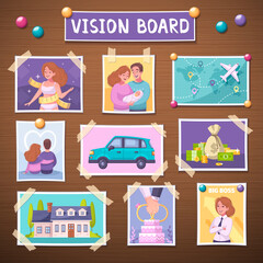 Vision Board Illistration