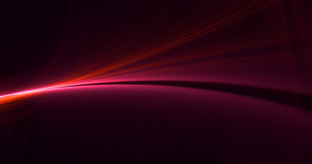 3D rendering abstract multicolor fractal light background