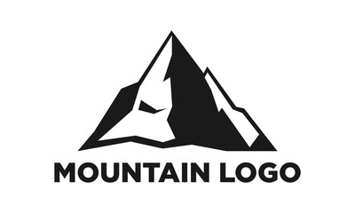 Mountain illustration vector logo