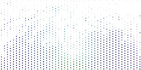 Light multicolor vector template with circles.