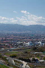 Obraz premium 甲府盆地