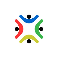 Modern community logo desain