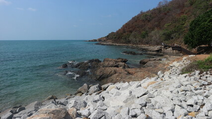 view of the coast of the sea