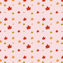 autumn pattern background of dried tree leaves