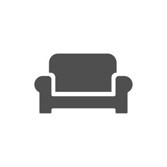 icon of the sofa. vector flat illustration