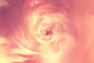 swirling sky background with clouds / beautiful watercolor clouds background, spring sunset,...