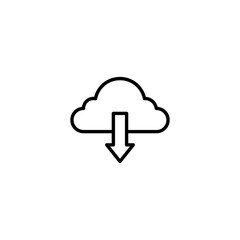 vector cloud icon