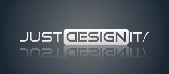 Just design it! con sfondo colorato