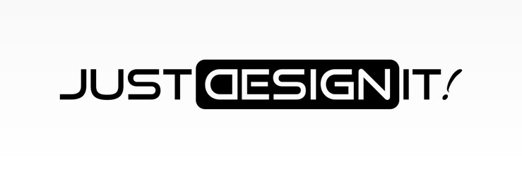 Just design it! con sfondo colorato