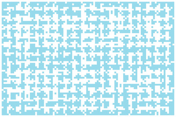 Maze background. Blue maze pattern pixel art. Background pixel art.