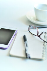 スマートフォンと筆記具