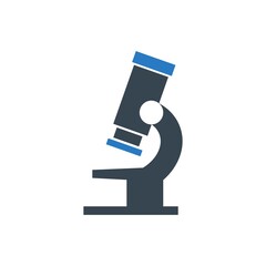 Medical microscope icon