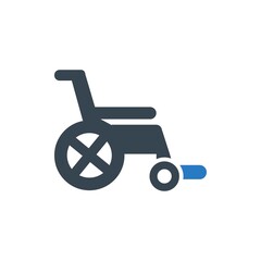 Fototapeta na wymiar Handicap wheelchair icon
