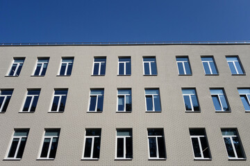 Fototapeta premium Modern industrial and office building from outside.