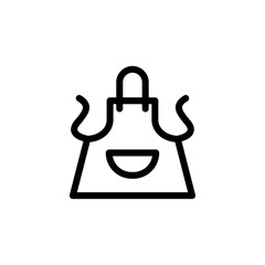 apron icon vector design trendy