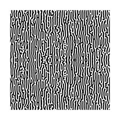 Seamless Reaction diffusion or turing pattern vector design caused by reaction–diffusion system similar to maze or coral pattern. organic and biological chemical reaction pattern