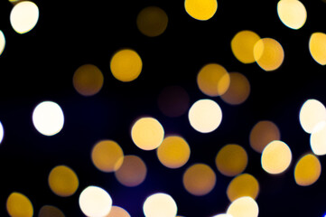イルミネーションの玉ボケ