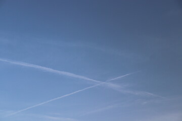 Fototapeta na wymiar airplanes in the sky