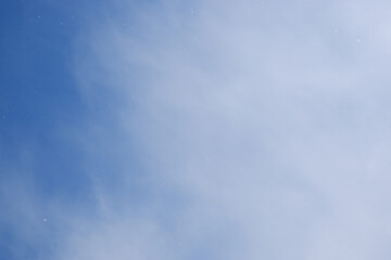 Fototapeta premium blue sky is covered by white clouds