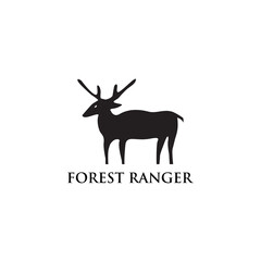 Forest Ranger Logo deer