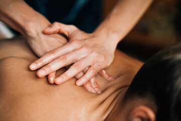 Fototapeta na wymiar Ayurveda Back Massage