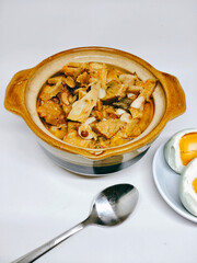 sayur lodeh kluwih is traditional cuisine from java, indonesia