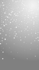 Random falling stars Christmas background. Subtle 