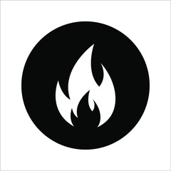 Fire flame icon vector illustration design template