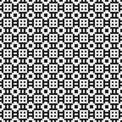Fototapeta premium Abstract Cross Pattern Dots Logo generative computational art illustration
