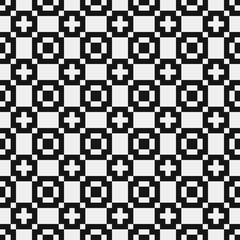 Abstract Cross Pattern Dots Logo generative computational art illustration