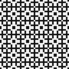 Fototapeta premium Abstract Cross Pattern Dots Logo generative computational art illustration