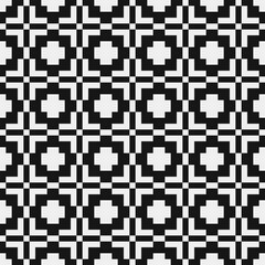 Fototapeta premium Abstract Cross Pattern Dots Logo generative computational art illustration